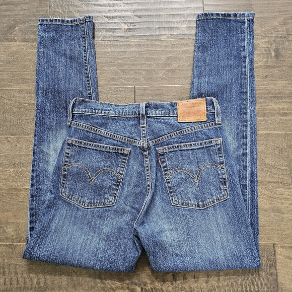 LEVI'S 501 High Rise Skinny Jean Medium Wash Sz 26 x 30 - Picture 5 of 9